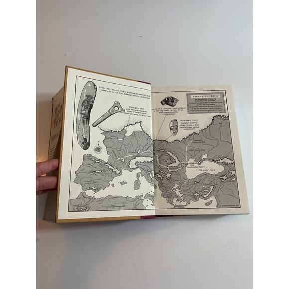 1990 The Plains Of Passage By Jean M. Auel HC/DJ First Edition - Picture 4 of 7